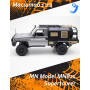 Радиоуправляемый внедорожник MN Model MN82s Toyota LandCruiser 79 4WD RTR масштаб 1:12 2.4G (серебристый/черный)