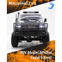 Радиоуправляемый внедорожник MN Model MN82s Toyota LandCruiser 79 4WD RTR масштаб 1:12 2.4G (серебристый/черный)