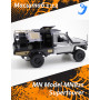 Радиоуправляемый внедорожник MN Model MN82s Toyota LandCruiser 79 4WD RTR масштаб 1:12 2.4G (серебристый/черный)