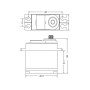 Сервопривод 20 кг цифровой JX Servo PDI-6221MG-180 (62г|20.32|0.16|6V) стандартный - PDI-6221MG-180