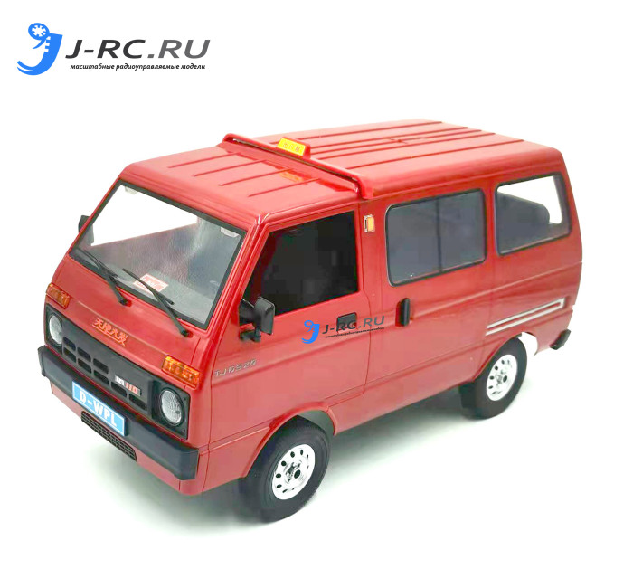 Радиоуправляемый микроавтобус TianJin DAFA WPL D-42 (красный) RTR 2WD масштаб 1:10 2.4G